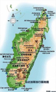 ​地理地图：马达加斯加