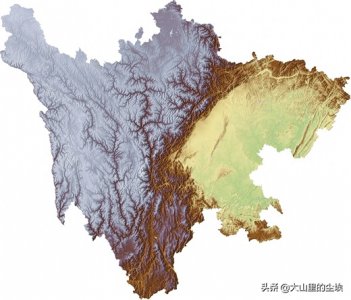 ​四川省各地区地形图
