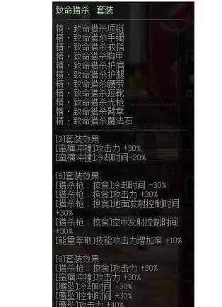 DNF狩猎者用什么异界套