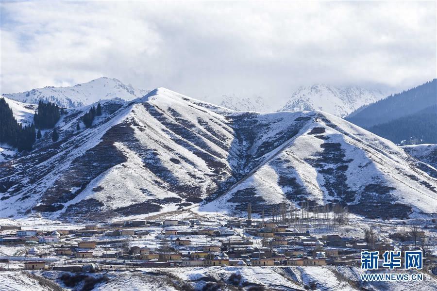 乌鲁木齐南山雪景美