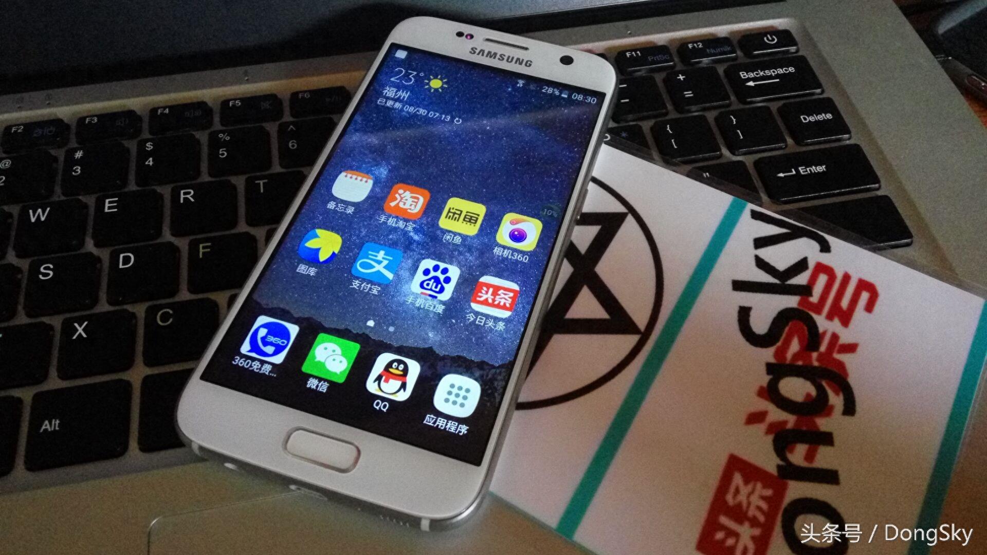 小编好奇，买了个精仿的三星galaxyS7，性能亮了!