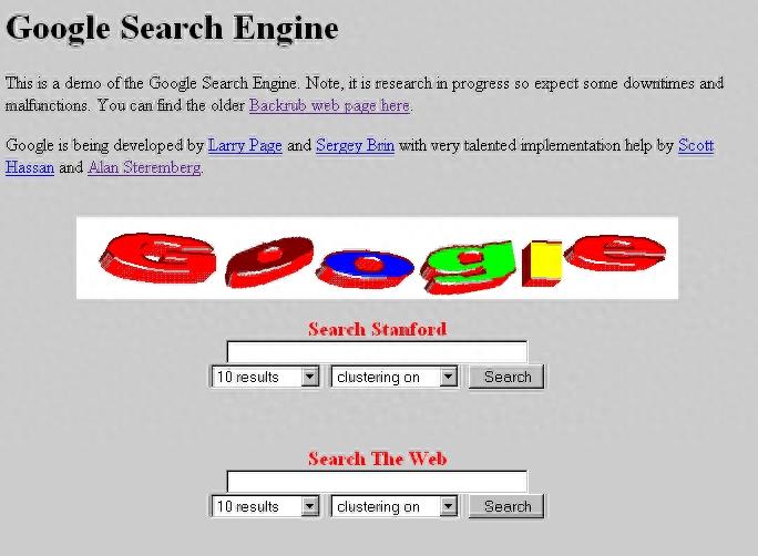 1996-2020:Google 谷歌搜索主页是如何变迁的?