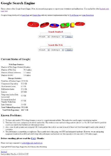 1996-2020:Google 谷歌搜索主页是如何变迁的?