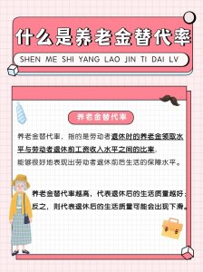 你的养老金替代率有多少?快来算一算