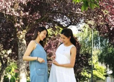 李亚男晒照看出肚子大了,已决定剖腹生产,但是怀孕还能染发?