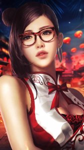 CF角色春节兰壁纸,倾国倾城