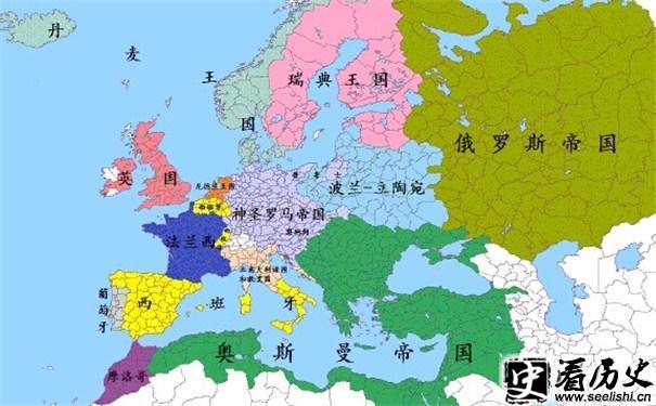 法绍达事件中英法两国地图