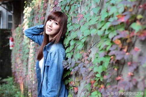 台湾模特晶晶时尚长腿美女甜美街拍写真集