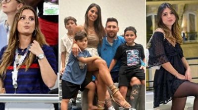 ​决赛球队豪华亲友团，梅西妻子带婆婆、三个儿子，格里兹曼带女儿