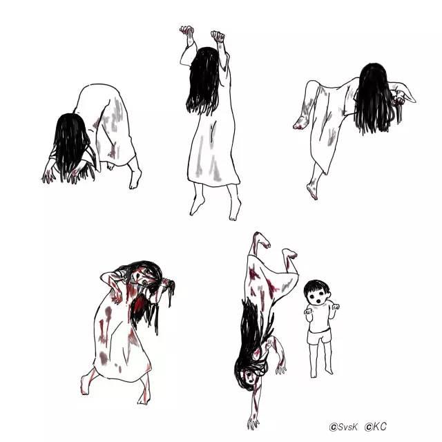 三个版本的贞子忍不住笑了（贞子的女演员居然长这样）(14)