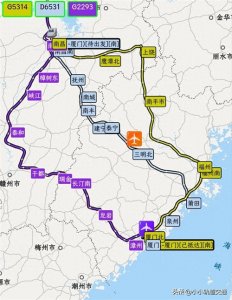 ​南昌前往福建厦门的三条路线，哪个更快呢