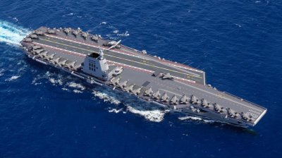 ​新航母究竟何时下水？天眼24小时紧盯不放，美国人比中国人还急