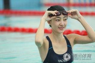 王丽坤星跳水立方露卫生巾 跳水后素颜惊艳众人