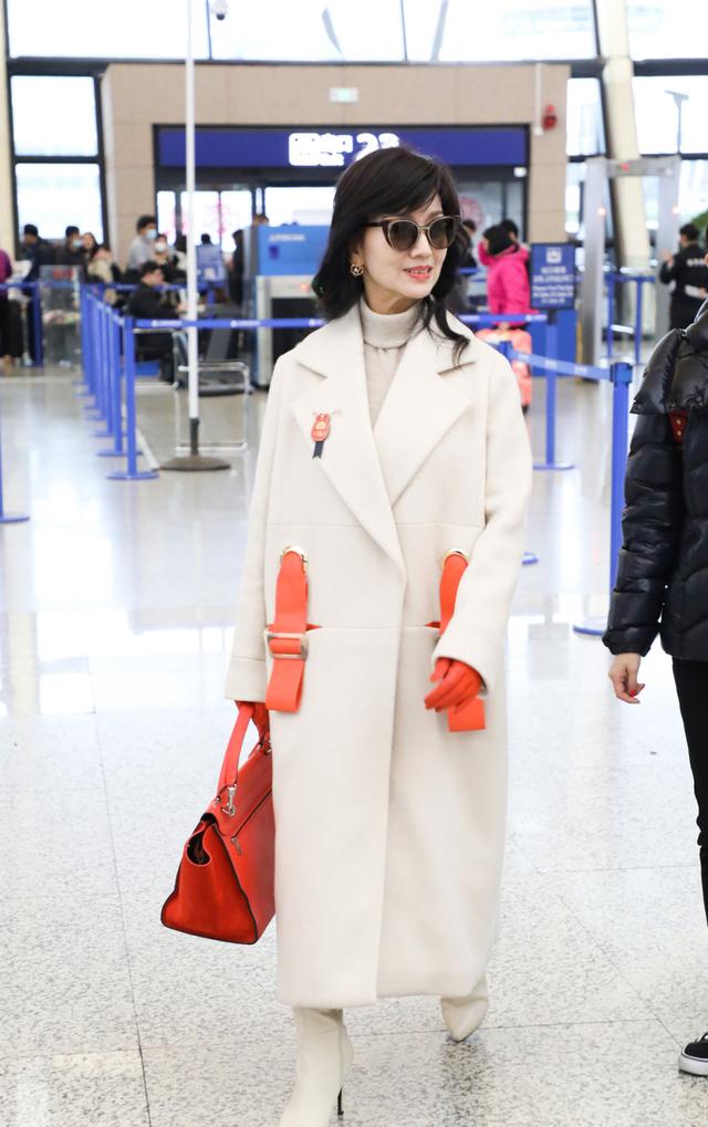 赵雅芝和黄恺杰（赵雅芝与33岁小儿子现身机场）(3)