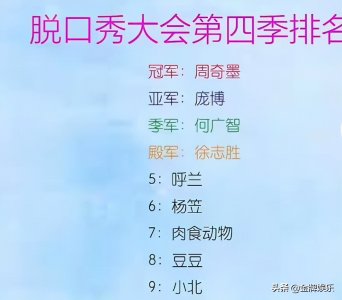 脱口秀大会第四季冠军周奇墨(周奇墨夺得冠军却难以服众)