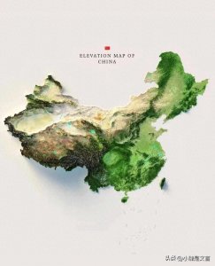 中国各省地形图